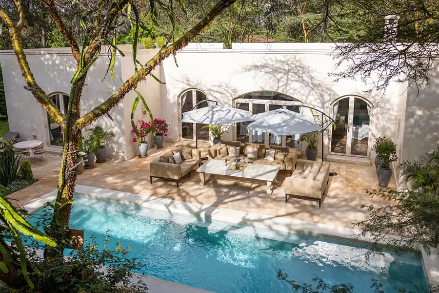 Manzili House in the Karen suburb of Nairobi.