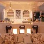 Enjoy a drink from the bar.