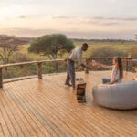 Puestas de sol con vistas en el Oliver's Camp.