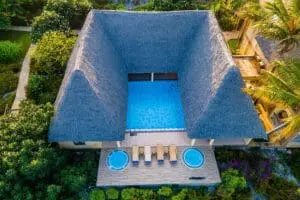 Days are spent poolside. 