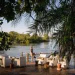 Incredible river views from the lodge at Sussi & Chuma.
