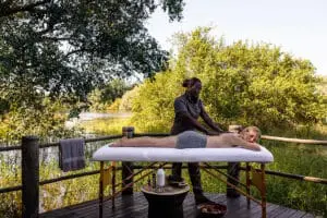 Spa treatments in nature at Sussi & Chuma.