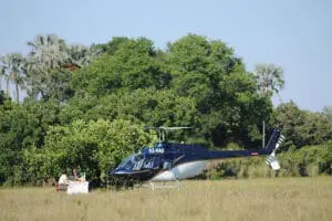Helicopter rides over the Okavango Delta provide a different perspective.