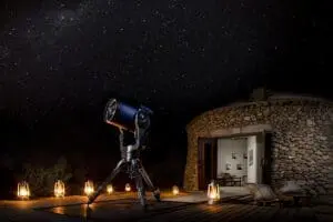 The lodge's telescope provides the perfect opportunity for stargazing at Ulusaba Safari Lodge.
