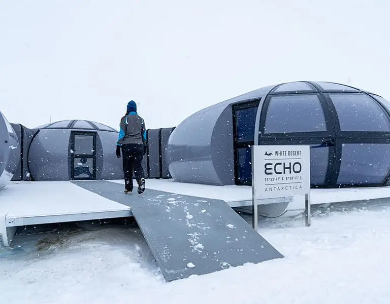 A luxury, state-of-the-art base in Antarctica.