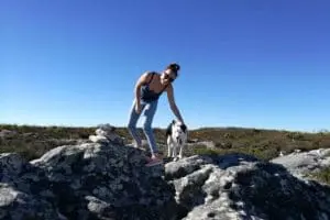 No topo do mundo, a Table Mountain. 