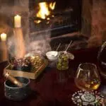 Savour a fragrant cigar and single-balt whiskey at the bar. 