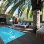 A great spot to catch a light tan in between refreshing dips in the pool | The Tree House Boutique Hotel.