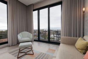 Enjoy views of the ocean from a luxury sea-facing room. 
