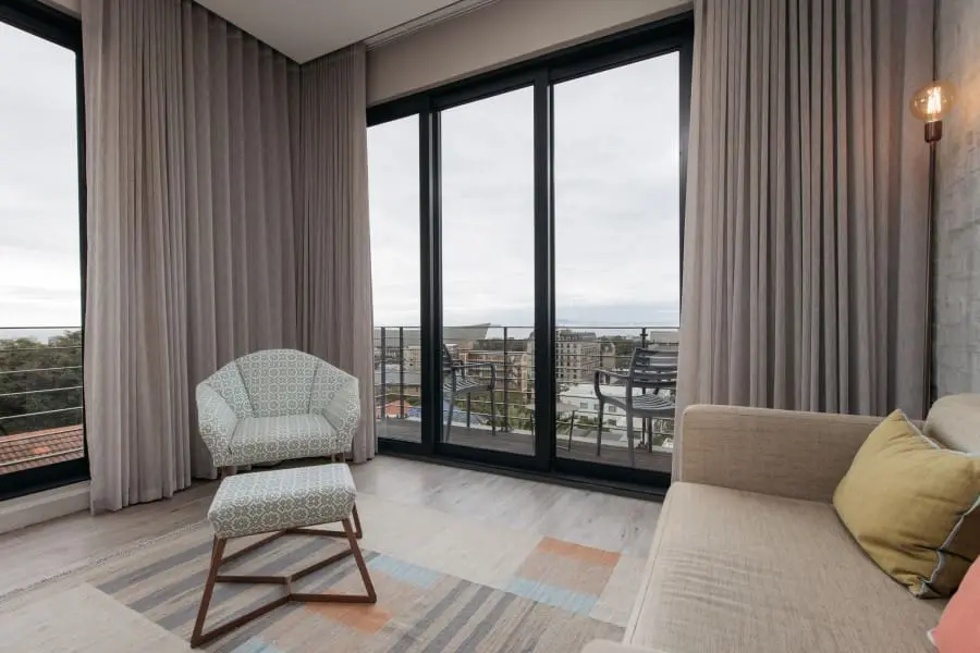 Enjoy views of the ocean from a luxury sea-facing room. 