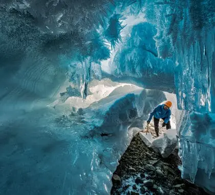 Explore remarkable blue ice glaciers | White Desert
