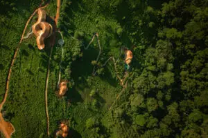 Aerial view of Erebero Hills.