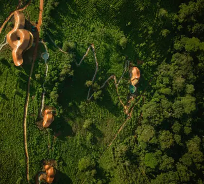Aerial view of Erebero Hills.