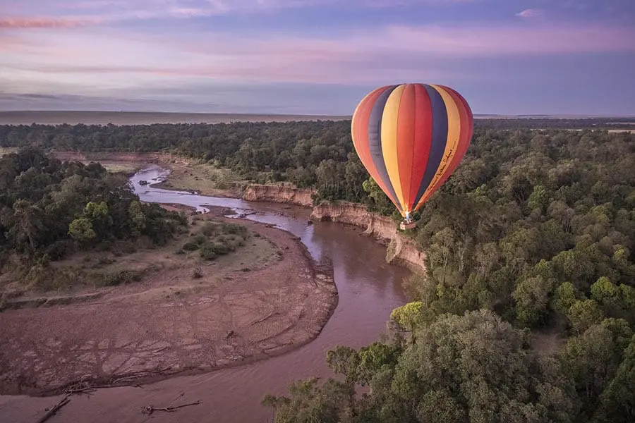 Un safari en globo aerostático sobre el Masai Mara, Governors II Moran Camp | Go2Africa