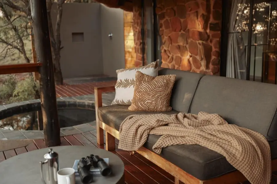 Curl up with a book and enjoy the peaceful sounds of nature.