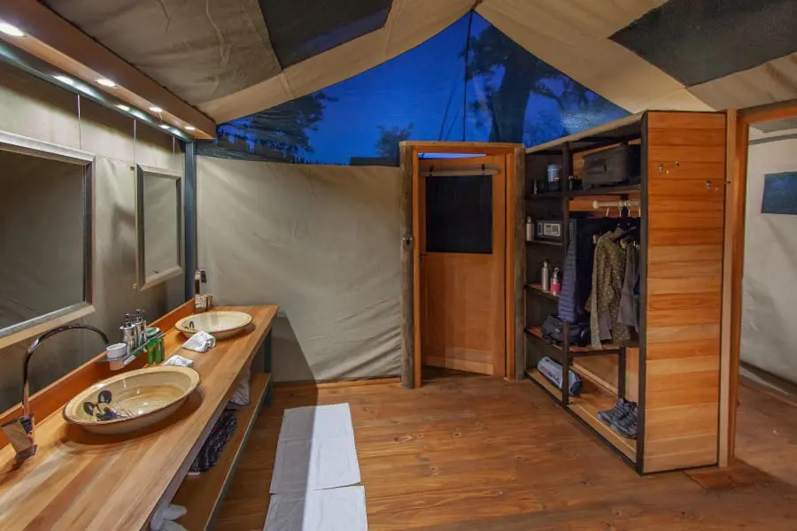 A spacious walk-in closet and en-suite bathroom provides added privacy and comfort to your stay. 