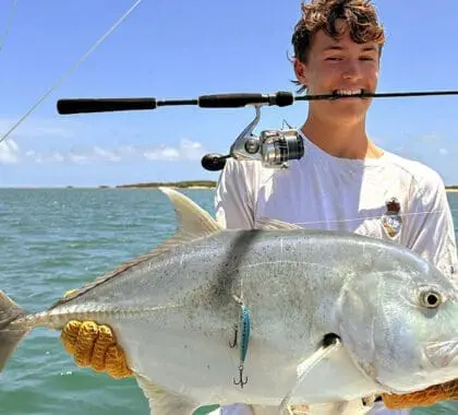 Try your hand at fishing. 