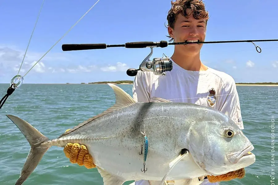 Try your hand at fishing. 