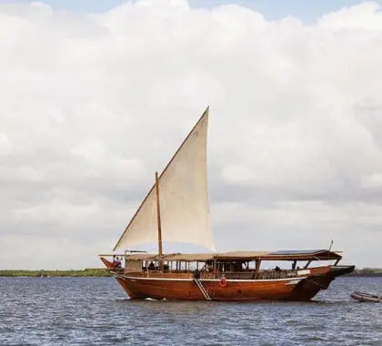 Sail into the horizon. 