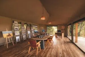El estudio fotográfico de Ishara. 