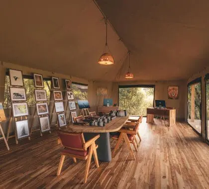 El estudio fotográfico de Ishara. 