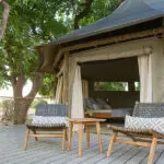 The viewing deck of the Luxury Tent.