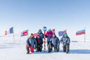 The Geographic South Pole.