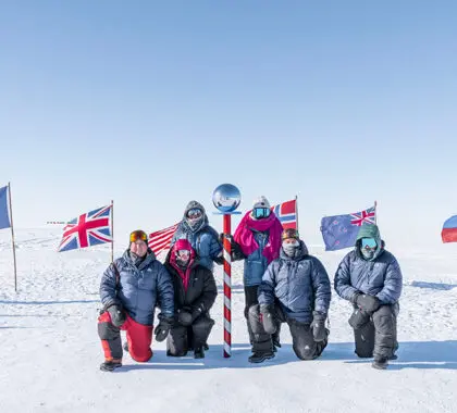 The Geographic South Pole.