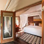 Interior de la Tented Suite.