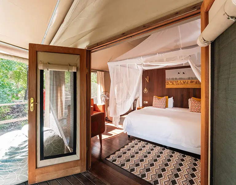 Tented Suite interior. 