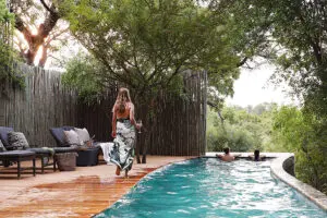 Londolozi Pioneer Camp swimming pool.