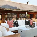 The main deck lounge. 
