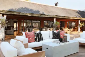 The main deck lounge. 