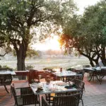 The dining deck.