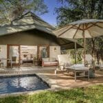 Tented suites provide the ultimate in comfort. 