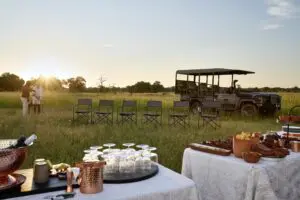 Sundowner safaris are the perfect way to end the day. 