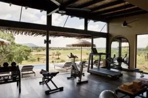 Chichele offers guests access to a well-equipped gym. 