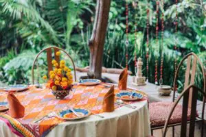 Tuck into your morning breakfast surrounded by peaceful gardens. 