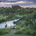 Cenar a orillas del río es la forma perfecta de disfrutar de un romance privado.
