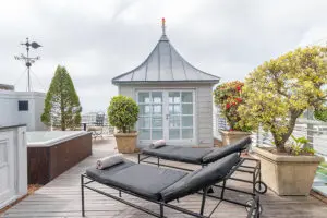 Vista de la torreta en el apartamento Deluxe de 1 dormitorio.