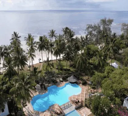 Serena Beach Resort and Spa is a beachfront retreat for couples and families. 