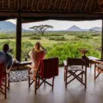 Relax in a deck chair for an easy armchair safari experience.