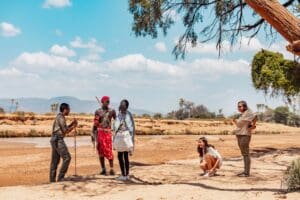 Local guides lead you in informative bush walks. 