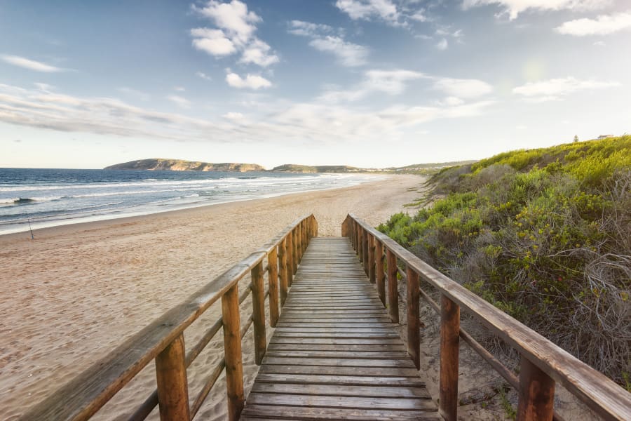 The ramp down to Robberg Beach in Plettenberg Bay | Go2Africa