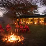 Evenings around the fire.