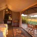 A tent at Basecamp Wildermess.