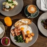 Tuck into a delicious farm-to-table breakfast at The Deli. 