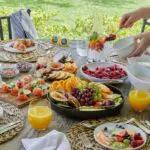 Tuck into a delicious breakfast spread.