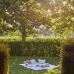 A romantic picnic for two awaits.