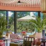 The vibrant lounge area at Masiya's. 